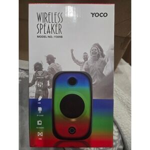 YOCO Y309B Wireless Speaker Bluetooth Portable Loud Speaker 10W RGB Lights